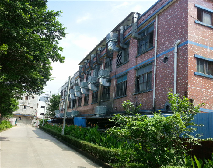 东莞企石性色AV蜜臀麻豆厂房降温设备安装工程